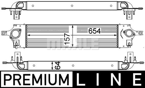 INTERCOOLER FITS NISSAN X-TRAIL (MAHLE/BEHR)