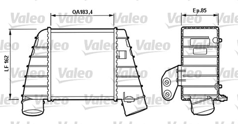 VALEO INTERCOOLER Fits AUDI A3 8L1/TT 8N3,8N9 1.8L 99-06 817488