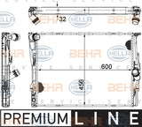 BEHR RADIATOR Fits BMW 1 E82,E87/3 E90 06-11 8MK 376 754-071/8MK376754071