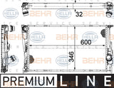 BEHR RADIATOR Fits BMW 3 E90/E91/E92/E93 04-12 8MK 376 754-031/8MK376754031