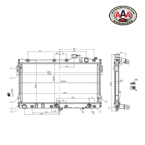 RADIATOR Fits MAZDA MX-5 Gen I (1989 - 1997)