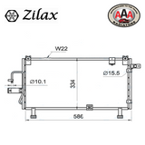 AAA (ZILAX) CONDENSER Fits HOLDEN RODEO RA (2003 - 2008)