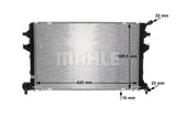 AUX RADIATOR FITS SKODA/VOLKSWAGEN (MAHLE/BEHR)