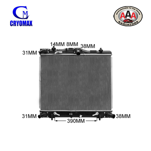 AAA (CRYOMAX) RADIATOR Fits  TOYOTA HIACE DSL AUTO 2005>2010 KDH 2.5LT 3.0LT DSL