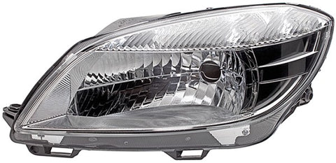 BEHR Right Headlight Fits SKODA FABIA/ROOMSTER 08-15 1LD 010 417-361