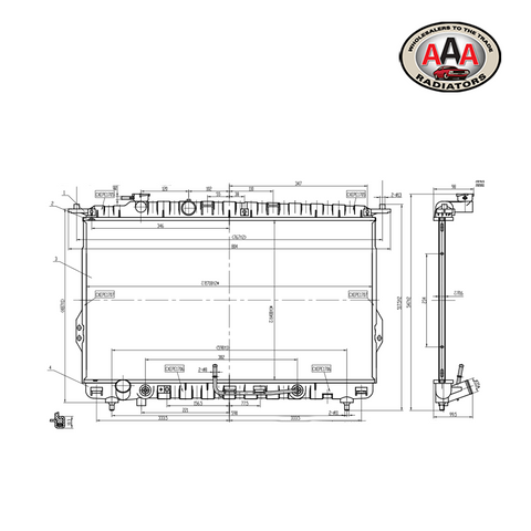 AAA RADIATOR Fits HYUNDAI SONATA (1999 - 2005)