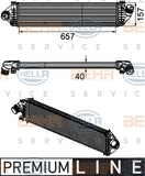 BEHR INTERCOOLER Fits FORD FOCUS LT 2.5L T 07-08 8ML 376 746-471