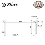 AAA (ZILAX) CONDENSER Fits SUBARU FORESTER (2002 - 2008)