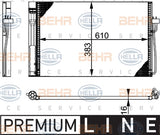 BEHR CONDENSER Fits BMW 5 E60 02-09 8FC 351 301-331