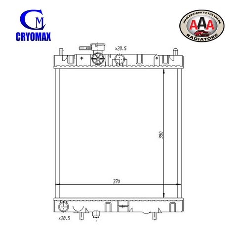 AAA (CRYOMAX) RADIATOR Fits NISSAN MICRA K11 93-03 OAYL2334