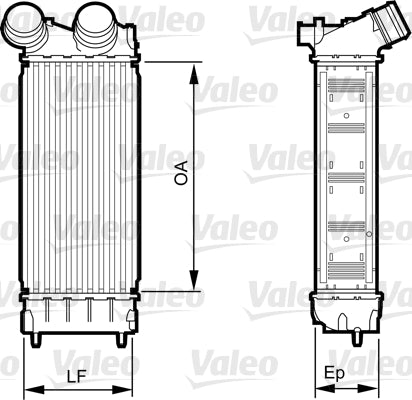 VALEO INTERCOOLER Fits PEUGEOT 3008/CITROEN BERLINGO/C4 09-on 818226