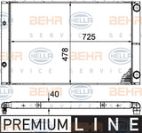 BEHR/MAHLE RADIATOR Fits AUDI A8 4E8,4E2 3.7L/4.2L Petrol 03-10 8MK 376 719-091