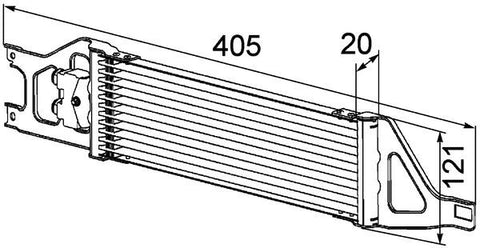 OIL COOLER  FITS MERCEDES W169 (A1695000700)