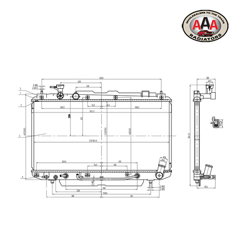 RADIATOR Fits TOYOTA RAV4 (2001 - 2003) AUTO