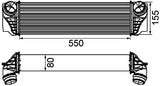 INTERCOOLER FITS BMW F10/11 (MAHLE/BEHR)