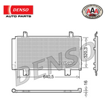 AAA (DENSO) CONDENSER Fits LEXUS IS250 (2005 - on)