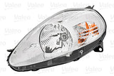 VALEO Headlight Left, H4, W5W, Halogen, with bulb 043890