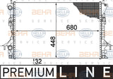 BEHR RADIATOR Fits RENAULT LAGUNA BG0/1 1.9L/2.2L 01-07 8MK 376 753-501