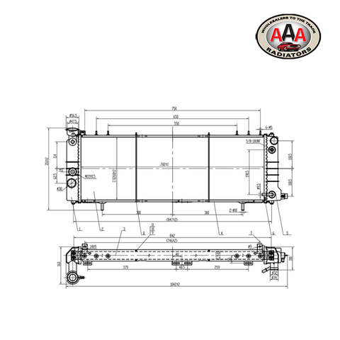 RADIATOR Fits JEEP CHEROKEE/WAGONEER (1991 - 2001)