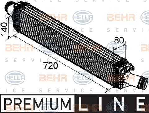 BEHR INTERCOOLER Fits AUDI A4/A5/A6/Q5 10-18 8ML 376 746-181