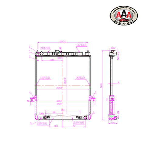 AAA RADIATOR Fits NISSAN PATROL (1999 - 2007)