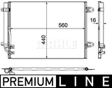 CONDENSER FITS VOLKSWAGEN (MAHLE/BEHR)