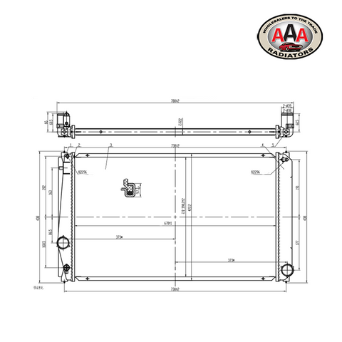 RADIATOR Fits TOYOTA RAV4 (2006 - 2008) AUTO