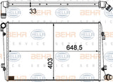 Radiator, engine cooling - 8MK 376 756-701