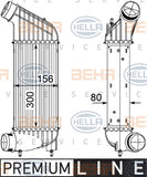 BEHR INTERCOOLER Fits CITROEN DISPATCH/PEUGEOT EXPERT 07-15 8ML 376 746-361