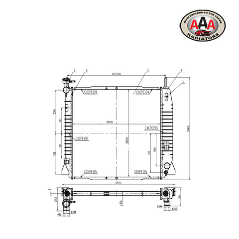 RADIATOR Fits HOLDEN RODEO (2006 - 2008) MANUAL