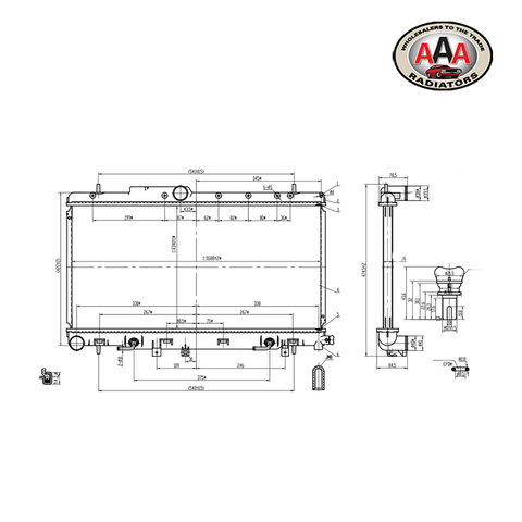 RADIATOR Fits SUBARU IMPREZA (2002 - 2005) MANUAL