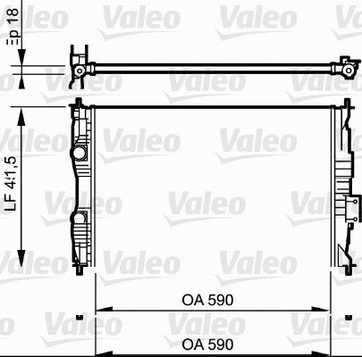 VALEO RADIATOR Fits NISSAN DUALIS/DUALIS +2,J10,2.0L 07-13 735118