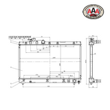 RADIATOR Fits TOYOTA CELICA (1994 - 1999) MANUAL