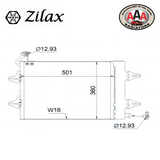 AAA (ZILAX) CONDENSER Fits SKODA ROOMSTER (2007 - on)