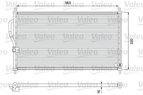 CONDENSER FITS HONDA CRV/INTEGRA (VALEO)