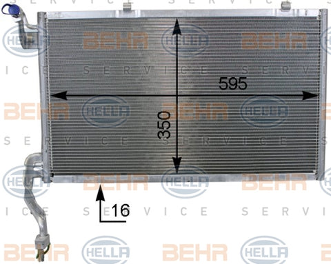 BEHR/MAHLE CONDENSER 8FC 351 000-441