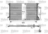 VALEO CONDENSER Fits SAAB 9-3 D75/E50/YS3F 03-15 817711