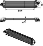 INTERCOOLER FITS  FORD FOCUS/KUGA (8V619K440AC ) - MAHLE/ BEHR