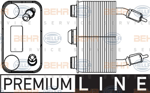 BEHR OIL COOLER Fits BMW X5 E53 00-06 8MO 376 778-191