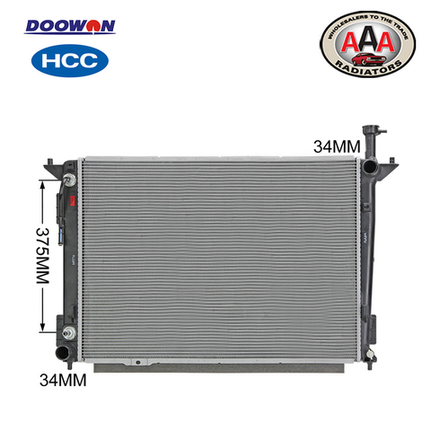 AAA (DOOWON/HCC) RADIATOR Fits KIA CARNIVAL YP 3.3L (2015 - on) Petrol