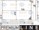 BEHR/MAHLE RADIATOR Fits AUDI A8 4E8 05-10 Petrol 8MK 376 756-771/8MK376756771