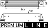 INTERCOOLER FITS BMW (17517795823) - MAHLE/BEHR