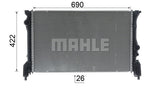 RADIATOR FITS MERCEDES VITO (A4475010001)-  (MAHLE/BEHR)