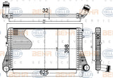 BEHR INTERCOOLER Fits VW EOS/GOLF MKV15K1/TIGUAN/SCIROCCO 09-15 8ML 376 988-504