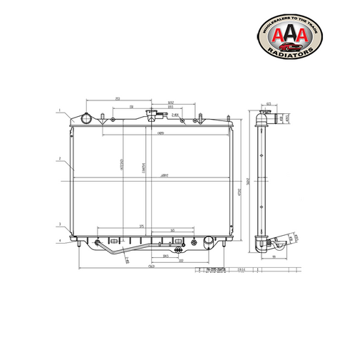 RADIATOR Fits ISUZU RODEO (1998 - 2003)