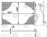 BEHR CONDENSER Fits MERCEDES BENZ S-CLASS 05-13 8FC 351 000-391