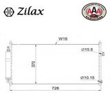 AAA (ZILAX) CONDENSER Fits NISSAN X-TRAIL T30 (2001 - 2007)