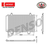 AAA (DENSO) CONDENSER Fits LEXUS LS460 / 460L (2006 - 2009)