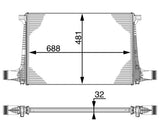 AUDI Q7 CHARGE AIR COOLER (4M0145805C )