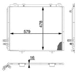 CONDENSER FITS MERCEDES E20 (A2108300270)